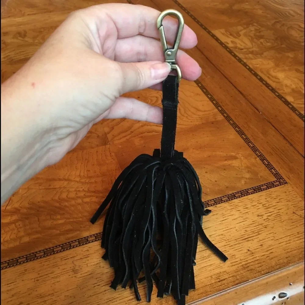 FRINGE BALL Attaches to your Bag or Keys!